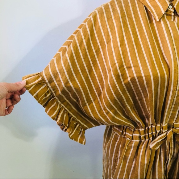 Zara Tunic Peplum Top Size Medium - Picture 6 of 14